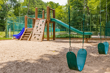 Secured Play Area at Bridges at Mallard Creek Apartment Homes, Charlotte, NC